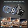 Appareil Photo Numérique 4K, Appareil Photo Compact 48MP 16X Digital Zoom à Écran Rabattable à 180° Avec Autofocus, Flash, Stati
