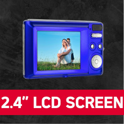 AGFA Photo Realishot DC5200 - Appareil Photo Compact, 21MP, Ecran LCD 2,4", Zoom Digital 8X, Vidéo HD 720p, Batterie Lithium, Ca