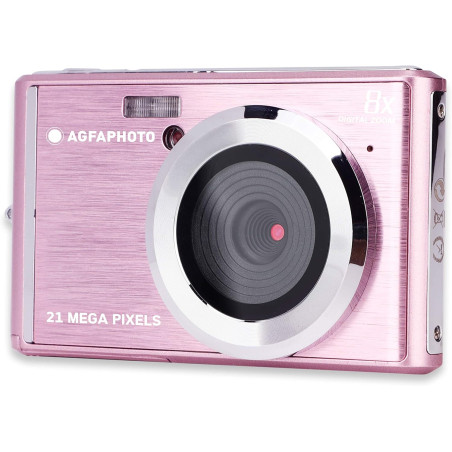AgfaPhoto Realishot DC5200 - Appareil Photo Compact, 21MP, Ecran LCD 2,4", Zoom Digital 8X, Vidéo HD 720p, Batterie Lithium, Car