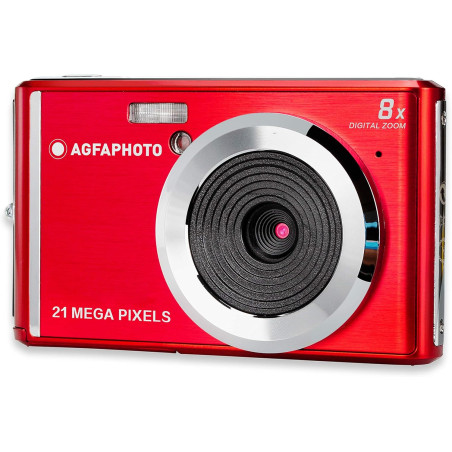 AgfaPhoto Realishot DC5200 - Appareil Photo Compact, 21MP, Ecran LCD 2,4", Zoom Digital 8X, Vidéo HD 720p, Batterie Lithium, Car