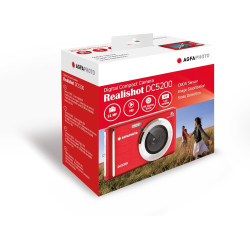 AgfaPhoto Realishot DC5200 - Appareil Photo Compact, 21MP, Ecran LCD 2,4", Zoom Digital 8X, Vidéo HD 720p, Batterie Lithium, Car