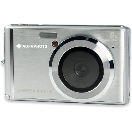AgfaPhoto Realishot DC5200 - Appareil Photo Compact, 21MP, Ecran LCD 2,4", Zoom Digital 8X, Vidéo HD 720p, Batterie Lithium, Car