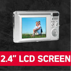 AgfaPhoto Realishot DC5200 - Appareil Photo Compact, 21MP, Ecran LCD 2,4", Zoom Digital 8X, Vidéo HD 720p, Batterie Lithium, Car