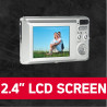 AgfaPhoto Realishot DC5200 - Appareil Photo Compact, 21MP, Ecran LCD 2,4", Zoom Digital 8X, Vidéo HD 720p, Batterie Lithium, Car
