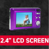 AgfaPhoto Realishot DC5200 - Appareil Photo Compact, 21MP, Ecran LCD 2,4", Zoom Digital 8X, Vidéo HD 720p, Batterie Lithium, Car