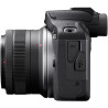 Canon EOS R100 Plus Objectif RF-S 18-45 mm F4.5-6.3 is STM Plus Sacoche pour Appareil Photo Plus Carte SD 64 Go (Appareil Photo 
