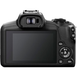 Canon EOS R100 Plus Objectif RF-S 18-45 mm F4.5-6.3 is STM Plus Sacoche pour Appareil Photo Plus Carte SD 64 Go (Appareil Photo 