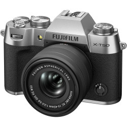 FUJIFILM X-T50 Gris / 15-45mm Kit