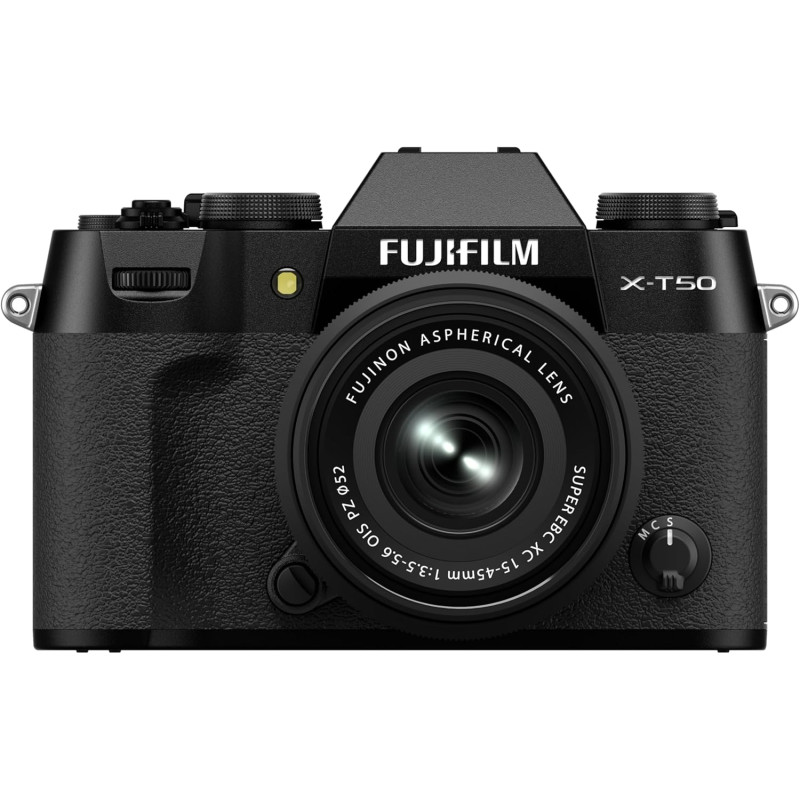 FUJIFILM X-T50 Noir / 15-45mm Kit