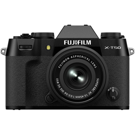 FUJIFILM X-T50 Noir / 15-45mm Kit