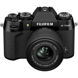 FUJIFILM X-T50 Noir / 15-45mm Kit