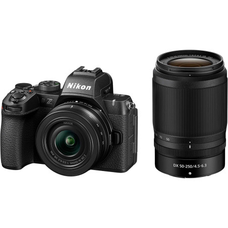 Nikon Hybride KIT Z 50II + Z DX 16-50mm VR + Z DX 50-250mm VR, capteur APS-C 20,9 MP, vidéo 4K jusqu'à 30 i/s, écran Tactile et 