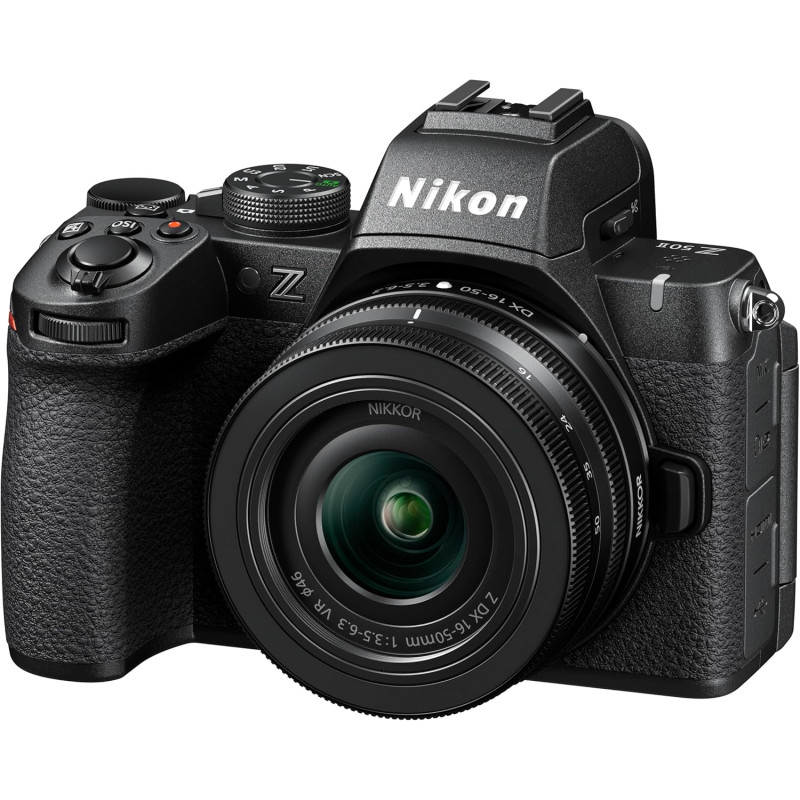 Nikon Hybride KIT Z 50II + Z DX 16-50mm f/3.5-6.3 VR, capteur APS-C 20,9 MP, vidéo 4K jusqu'à 30 i/s, écran Tactile et orientabl
