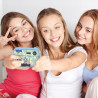 Lexibook, bleuy, appareil photo starcam print avec imprimante instantanée, fonctions photo et vidéo, carte micro-sd 32go et kit 