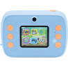 Lexibook, bleuy, appareil photo starcam print avec imprimante instantanée, fonctions photo et vidéo, carte micro-sd 32go et kit 