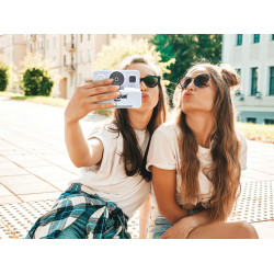Lexibook, StarCAM Print HD, Appareil Photo avec imprimante instantanée, Fonctions Photo, vidéo, Selfie, Musique, Jeux, Kit de cu