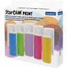 Lexibook, StarCAM Print, Pack de Recharge pour Appareil Photo instantané DJ150, 10 Rouleaux Autocollants (5 Blancs, 5 colorés: V