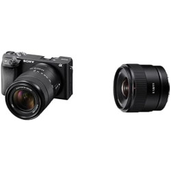 Sony Alpha 6400 - Appareil Photo Numérique Hybride APS-C avec 18-135mm Objectif (24,2 MP, AF en 0.02s, 4K HLG, Ecran Selfie Vlog