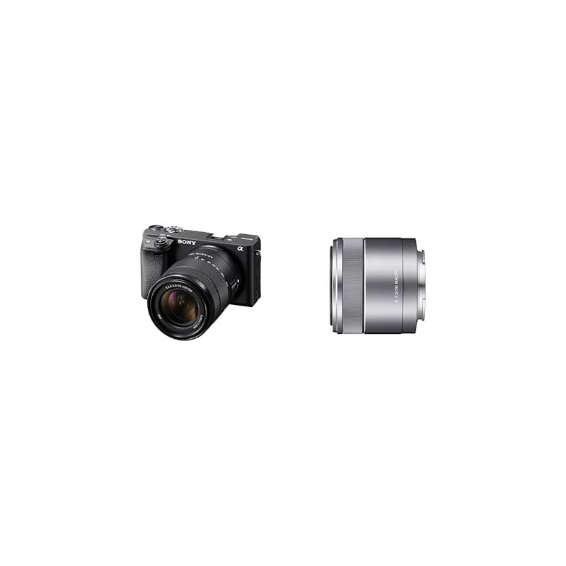 Sony Alpha 6400 - Appareil Photo Numérique Hybride APS-C avec 18-135mm Objectif (24,2 MP, AF en 0.02s, 4K HLG, Ecran Selfie Vlog