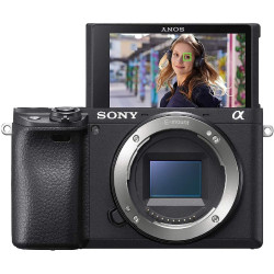 Sony Alpha 6400 | Appareil Photo Numérique Hybride APS-C (24, 2 MP, AF en 0.02s, Suivi des Yeux, 4K HLG, Ecran Selfie Vlogging)