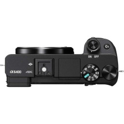Sony Alpha 6400 | Appareil Photo Numérique Hybride APS-C (24, 2 MP, AF en 0.02s, Suivi des Yeux, 4K HLG, Ecran Selfie Vlogging)