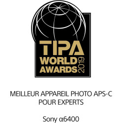 Sony Alpha 6400 | Appareil Photo Numérique Hybride APS-C (24, 2 MP, AF en 0.02s, Suivi des Yeux, 4K HLG, Ecran Selfie Vlogging)