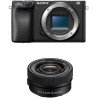 Sony Alpha 6400 | Appareil Photo Numérique Hybride APS-C avec 16-50mm Objectif (24, 2 MP, AF en 0.02s, Suivi des Yeux, 4K HLG, E