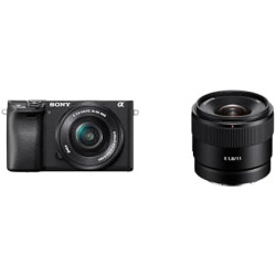 Sony Alpha 6400 - Appareil Photo Numérique Hybride APS-C avec 16-50mm Objectif (24,2 MP, AF en 0.02s, 4K HLG, Ecran Selfie Vlogg