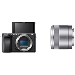 Sony Alpha 6400 - Appareil Photo Numérique Hybride APS-C (24,2 MP, AF en 0.02s, Suivi des Yeux, 4K HLG, Ecran Selfie Vlogging) +