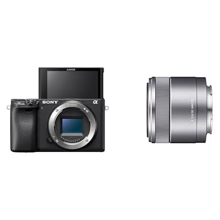 Sony Alpha 6400 - Appareil Photo Numérique Hybride APS-C (24,2 MP, AF en 0.02s, Suivi des Yeux, 4K HLG, Ecran Selfie Vlogging) +