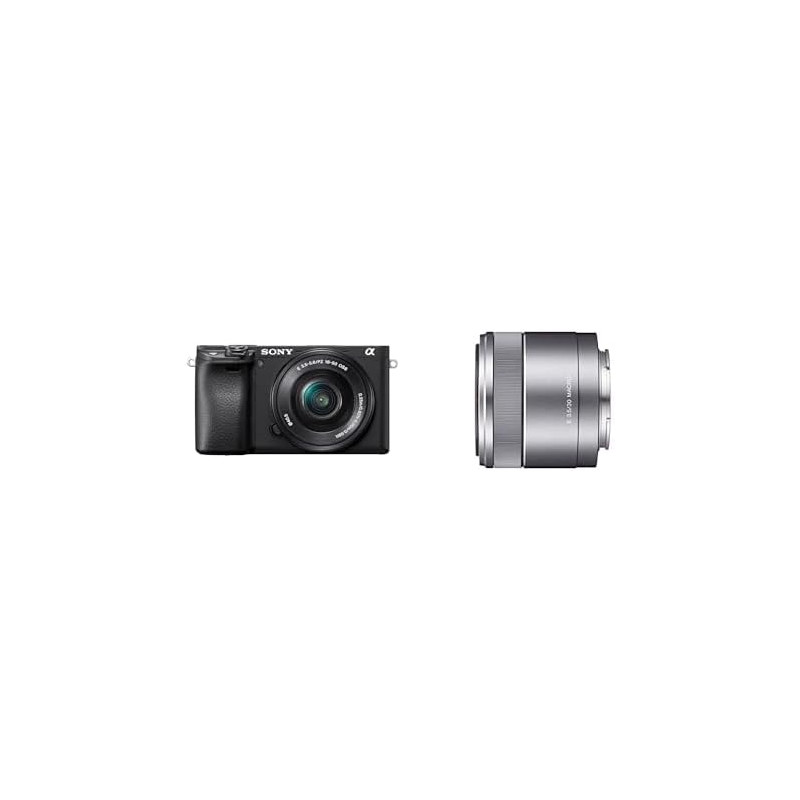 Sony Alpha 6400 - Appareil Photo Numérique Hybride APS-C avec 16-50mm Objectif (24,2 MP, AF en 0.02s, 4K HLG, Ecran Selfie Vlogg
