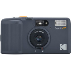 Kodak Snapic A1 – Appareil Photo Argentique 35mm Réutilisable avec Objectif en Verre à 3 Éléments, Grand Angle 25mm, Mise au Poi