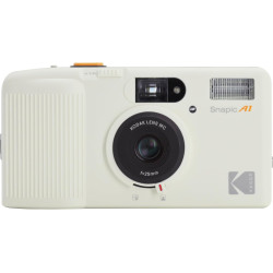 Kodak Snapic A1 – Appareil Photo Argentique 35mm Réutilisable avec Objectif en Verre à 3 Éléments, Grand Angle 25mm, Mise au Poi