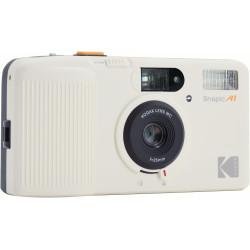 Kodak Snapic A1 – Appareil Photo Argentique 35mm Réutilisable avec Objectif en Verre à 3 Éléments, Grand Angle 25mm, Mise au Poi