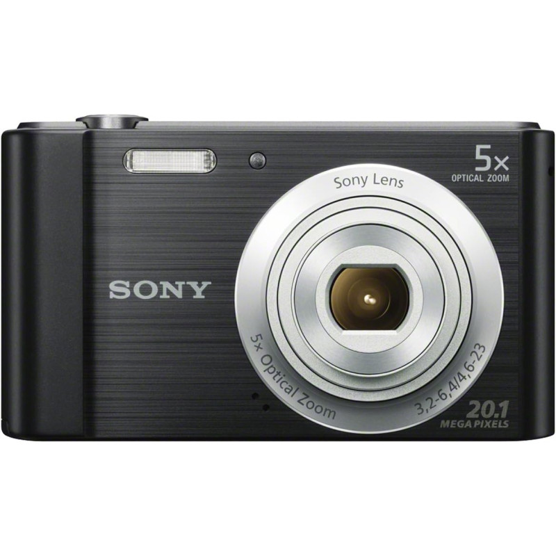 Sony DSCW800B.CEH Appareil Photo numérique Compact (20,1 MP, Zoom 5X, écran LCD 2,7, HD 720p, Objectif G 26 mm) – Noir (renouvel