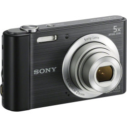 Sony DSCW800B.CEH Appareil Photo numérique Compact (20,1 MP, Zoom 5X, écran LCD 2,7, HD 720p, Objectif G 26 mm) – Noir (renouvel