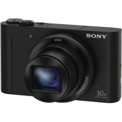 Appareil Photo de Voyage numérique Compact à Zoom élevé Sony DSC-WX500 avec écran LCD inclinable à 180 degrés (18,2 mégapixels, 