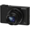 Appareil Photo de Voyage numérique Compact à Zoom élevé Sony DSC-WX500 avec écran LCD inclinable à 180 degrés (18,2 mégapixels, 