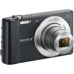 Sony DSCW810B.CEH Appareil Photo numérique Compact (20,1 MP, Zoom 6 x, écran LCD 2,7, HD 720p, Objectif G 26 mm) – Noir (renouve