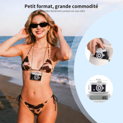 Mini Appareil Photo,Porte Clef,Mini Camera,Appareils Photo NuméRiques pour Enfants 8 Ans+,Digital Camera,Appareil Photo Compact 