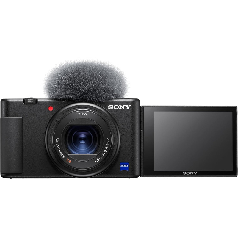 Sony ZV-1 | Appareil Vlog Sony (Capteur CMOS RS 1.0, AF avec Suivi en Temps réel sur l'œil (Photo & vidéo), écran orientable, vi