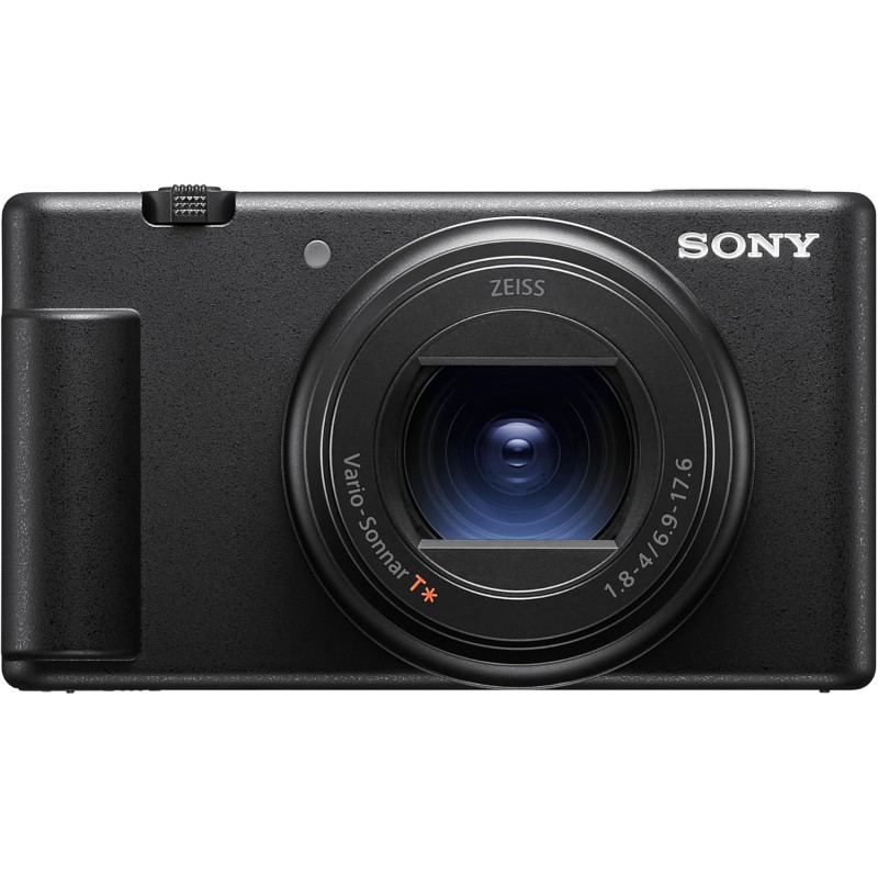 Sony ZV-1 II, Appareil Photo Vlog numérique - écran orientable pour Le vlogging - Objectif Zoom Grand Angle - vidéo 4K - Microph
