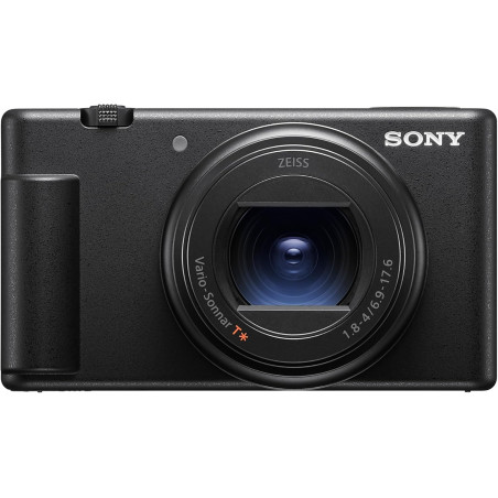 Sony ZV-1 II, Appareil Photo Vlog numérique - écran orientable pour Le vlogging - Objectif Zoom Grand Angle - vidéo 4K - Microph