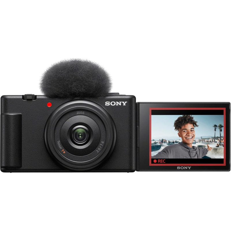 Sony ZV-1F | Appareil Vlog - Appareil photo numérique - écran orientable, vidéos 4K, ralenti, fonctions vlog - Noir