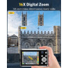 Appareil Photo numérique, Autofocus 4K Appareil Photo Compact avec Carte mémoire 32 Go, Double Objectif HD 48 MP, Zoom numérique