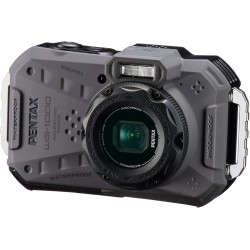 Appareil Photo numérique Compact étanche PENTAX WG-1000 (Gris), conçu pour la Photographie décontractée en extérieur et sous-Mar