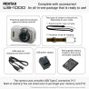 Appareil Photo numérique Compact étanche PENTAX WG-1000 (Gris), conçu pour la Photographie décontractée en extérieur et sous-Mar