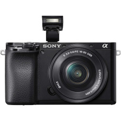 Sony Alpha 6100, Appareil Photo Numérique Hybride APS-C en kit avec l'Objectif Zoom E 16-50mm f/3.5-5.6 PZ OSS (AF en 0.02s, Sui