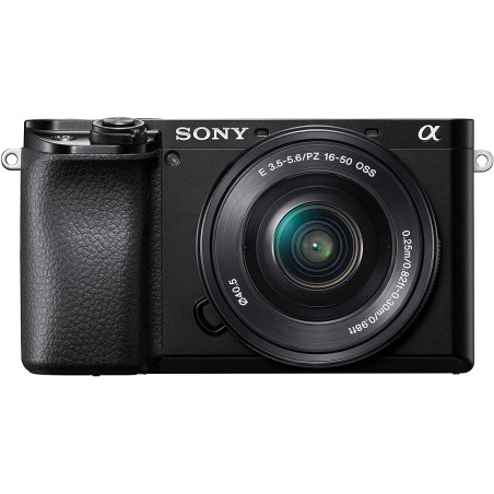 Sony Alpha 6100, Appareil Photo Numérique Hybride APS-C en kit avec l'Objectif Zoom E 16-50mm f/3.5-5.6 PZ OSS ( AF en 0.02s, Su