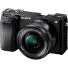 Sony Alpha 6100 | Appareil Photo Numérique Hybride APS-C ( 24,2 MP, AF en 0.02s, Suivi des Yeux Humains et Animaux, Vidéo 4K, Ec